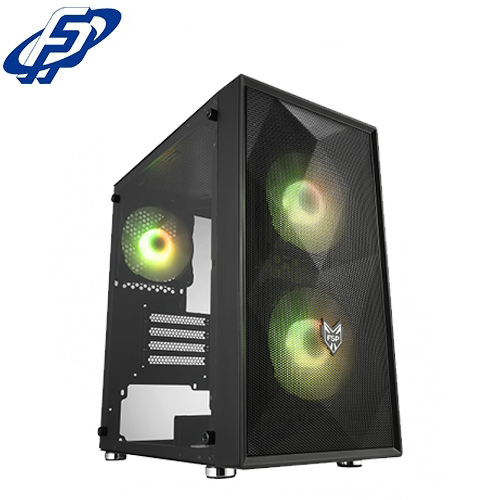 全漢 CST130B USB3.0 TYPE-C/壓克力側板/ARGB 風扇x3/M-ATX