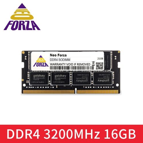 Neo Forza NB 16G DDR4-3200MHz 記憶體 終身保固