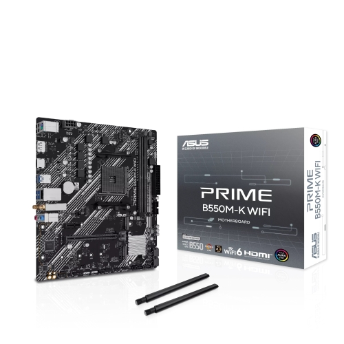 華碩 PRIME B550M-K WIFI(M-ATX/2xM.2/4xSATA/1H1DP/LAN 1G+Wi-Fi 6)